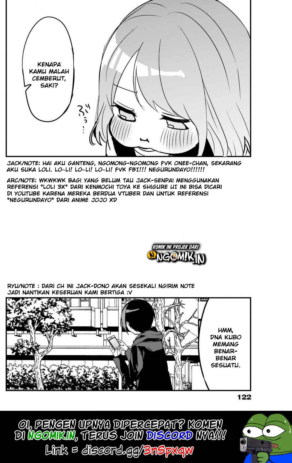 Kubo-san wa Boku (Mobu) wo Yurusanai Chapter 19 Bahasa Indonesia